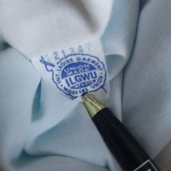 Vintage Midge Grant Patchwork Maxi Skirt Pastel Elastic Waist 60s 70s Women 8 - Picture 13 of 14